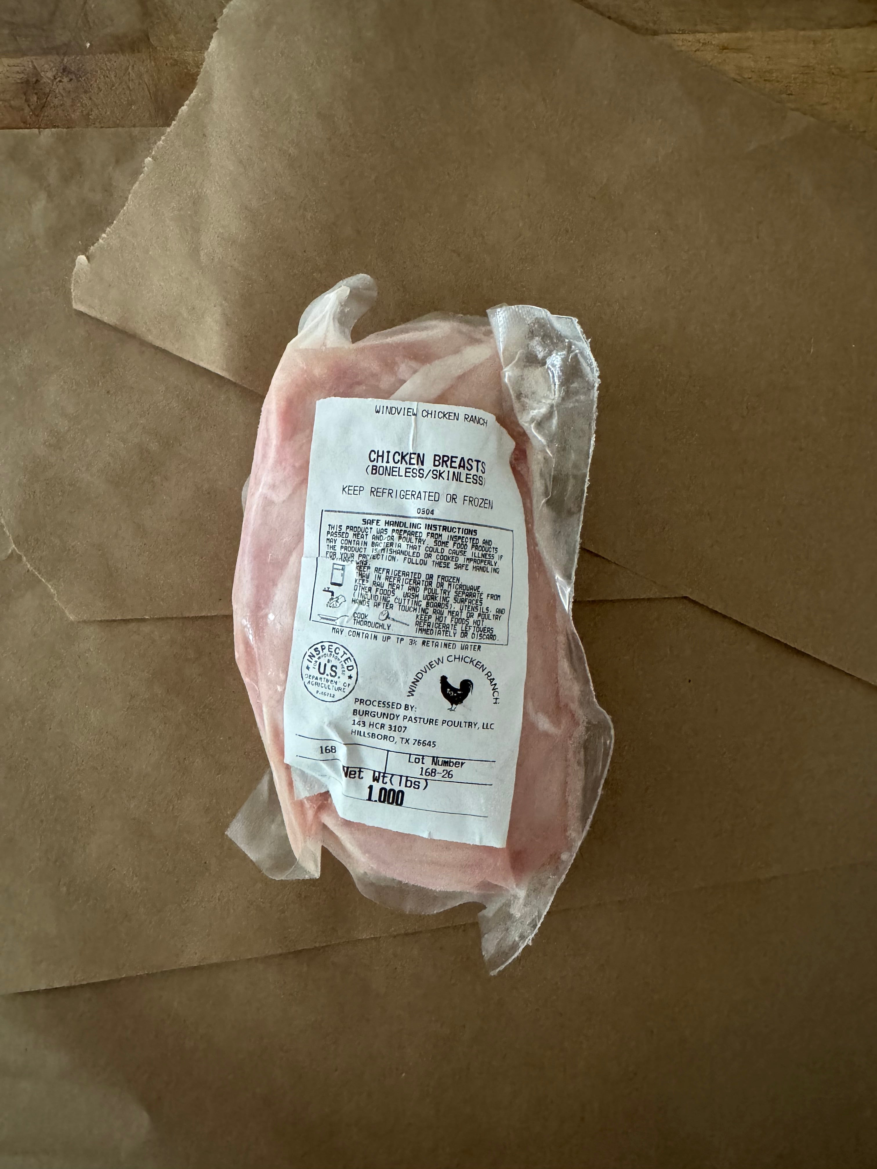 Pasture-Raised Boneless Skinless Chicken Breasts