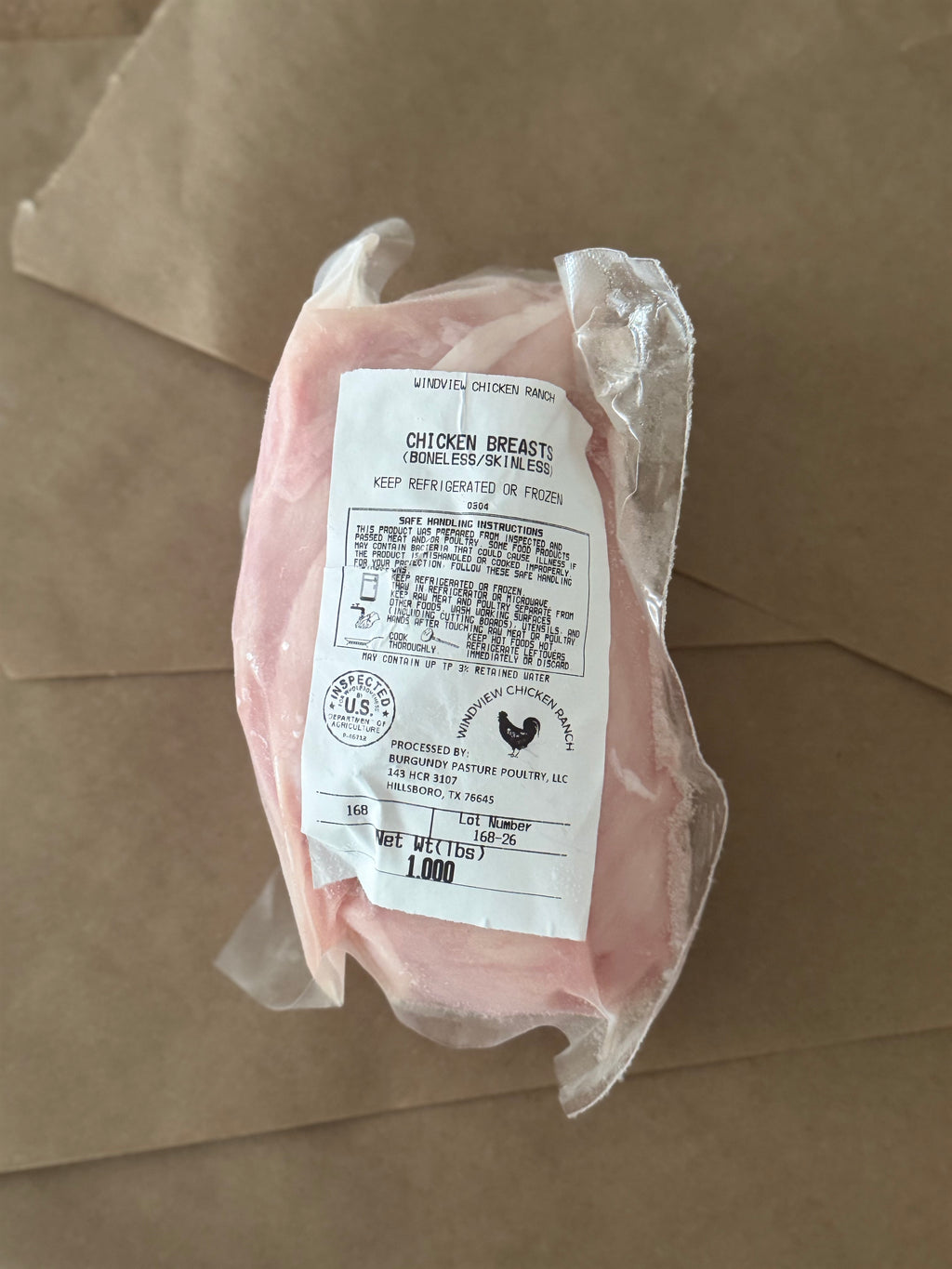 Pasture-Raised Boneless Skinless Chicken Breasts