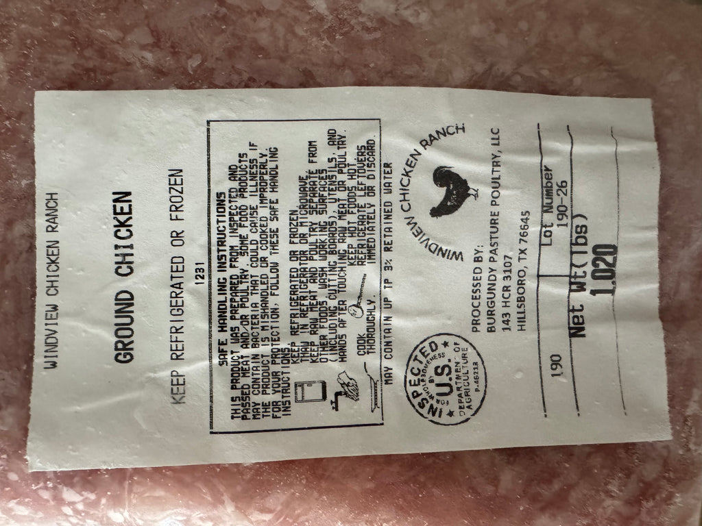 Pasture-Raised Ground Chicken