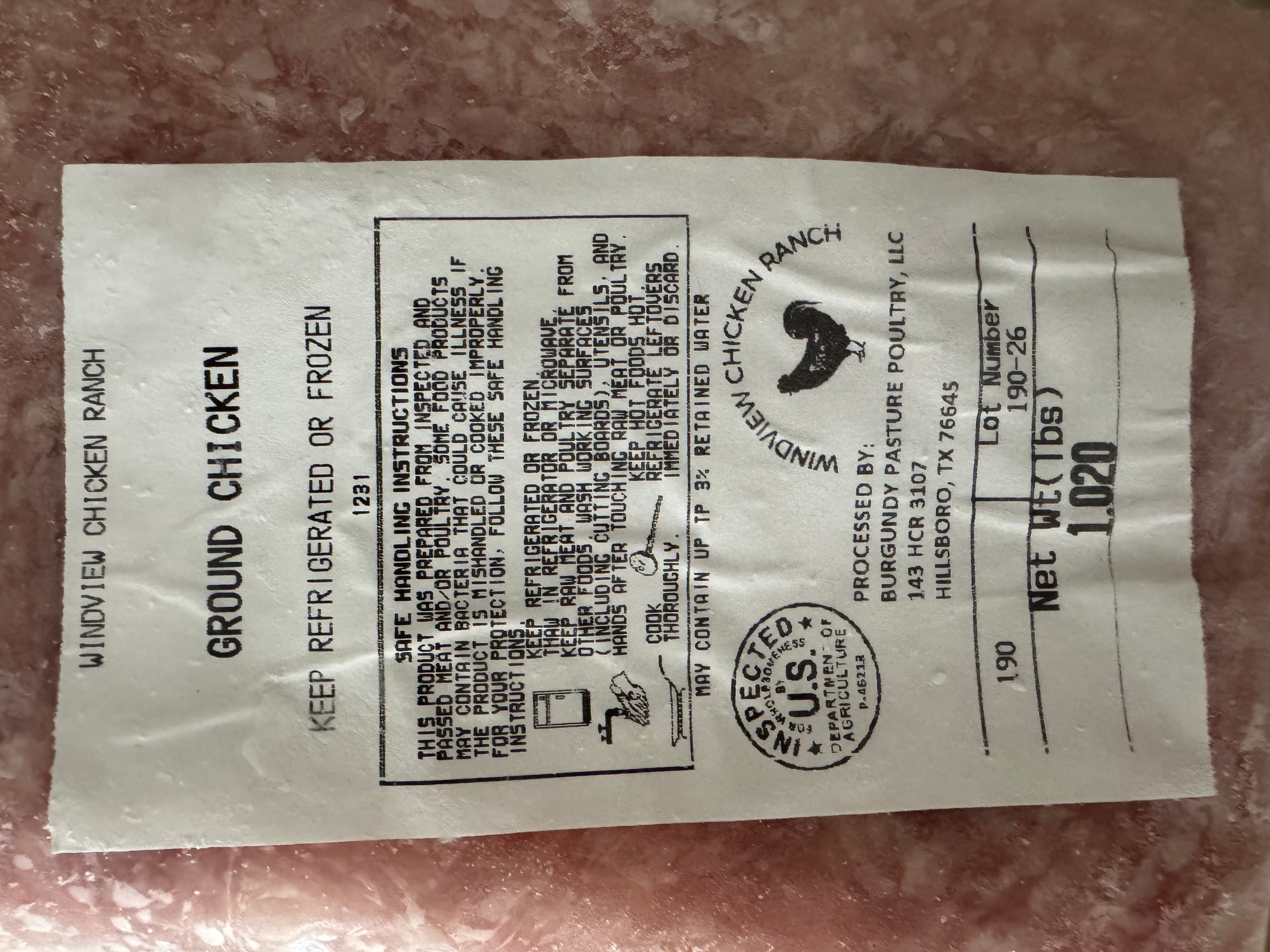 Pasture-Raised Ground Chicken