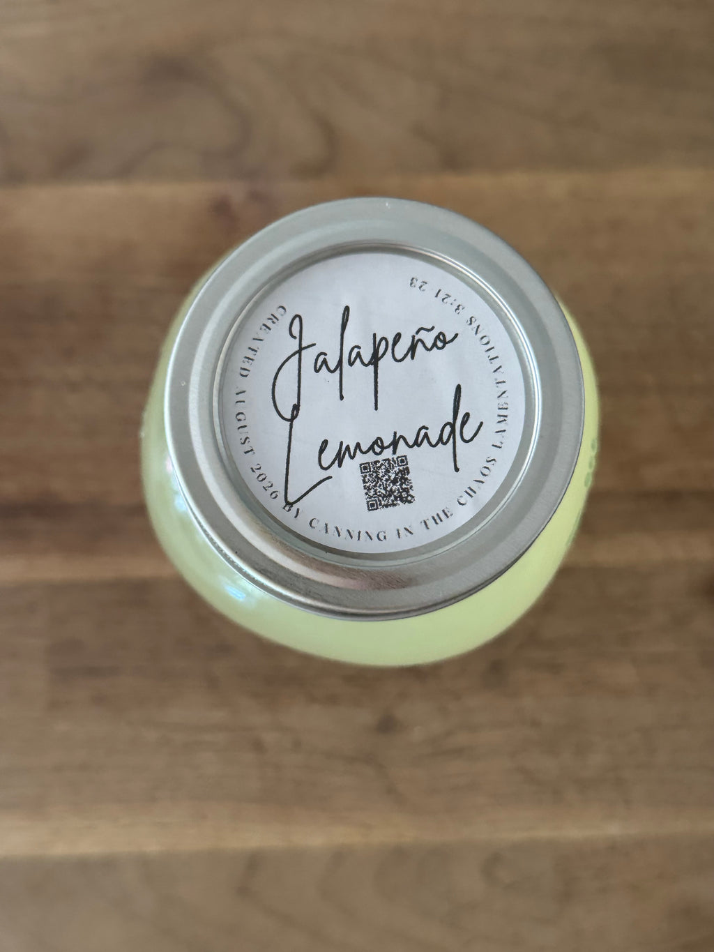Fresh Squeezed Jalapeño Lemonade (Quart)