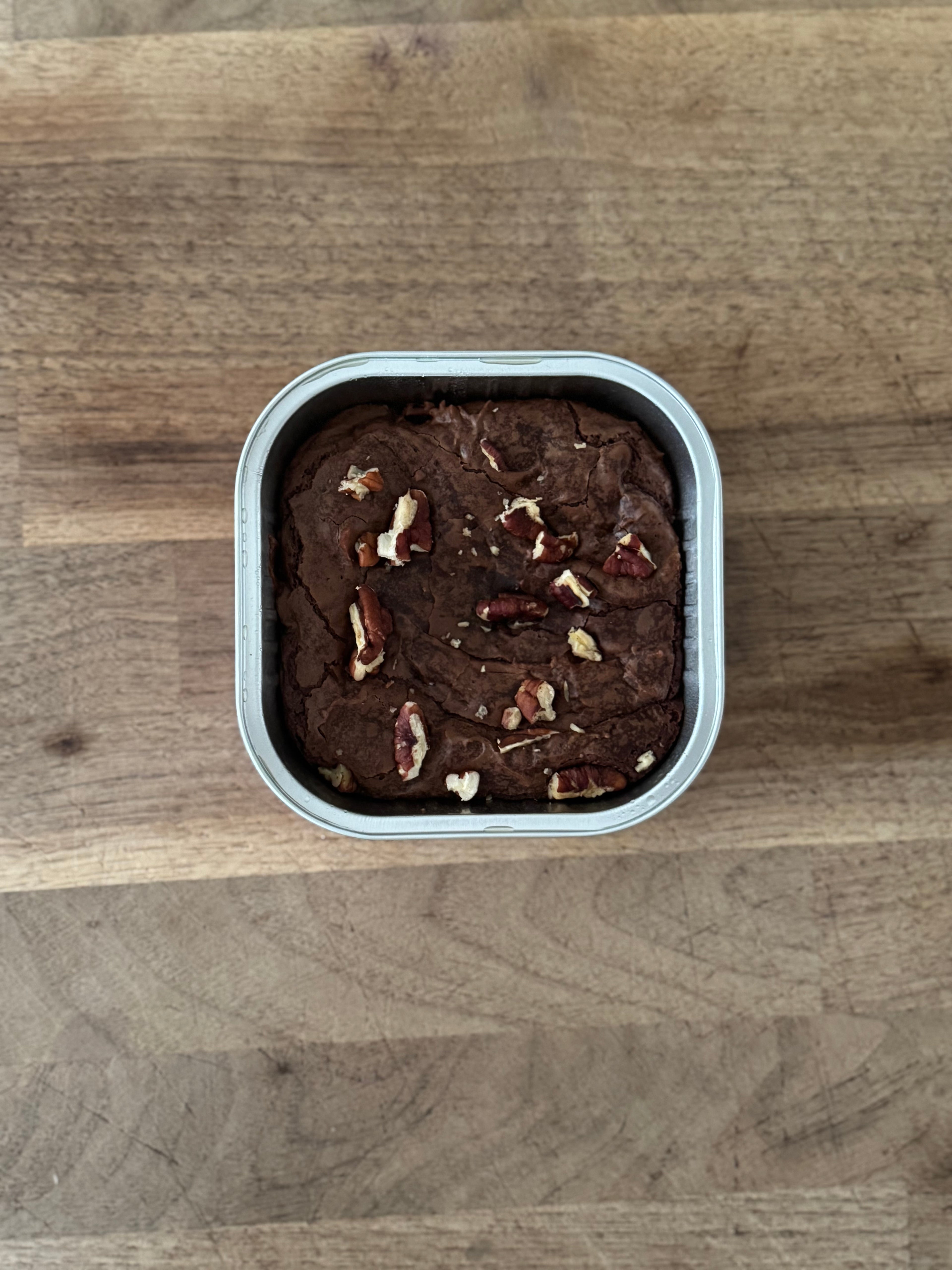 Sourdough Brownies (with pecans)