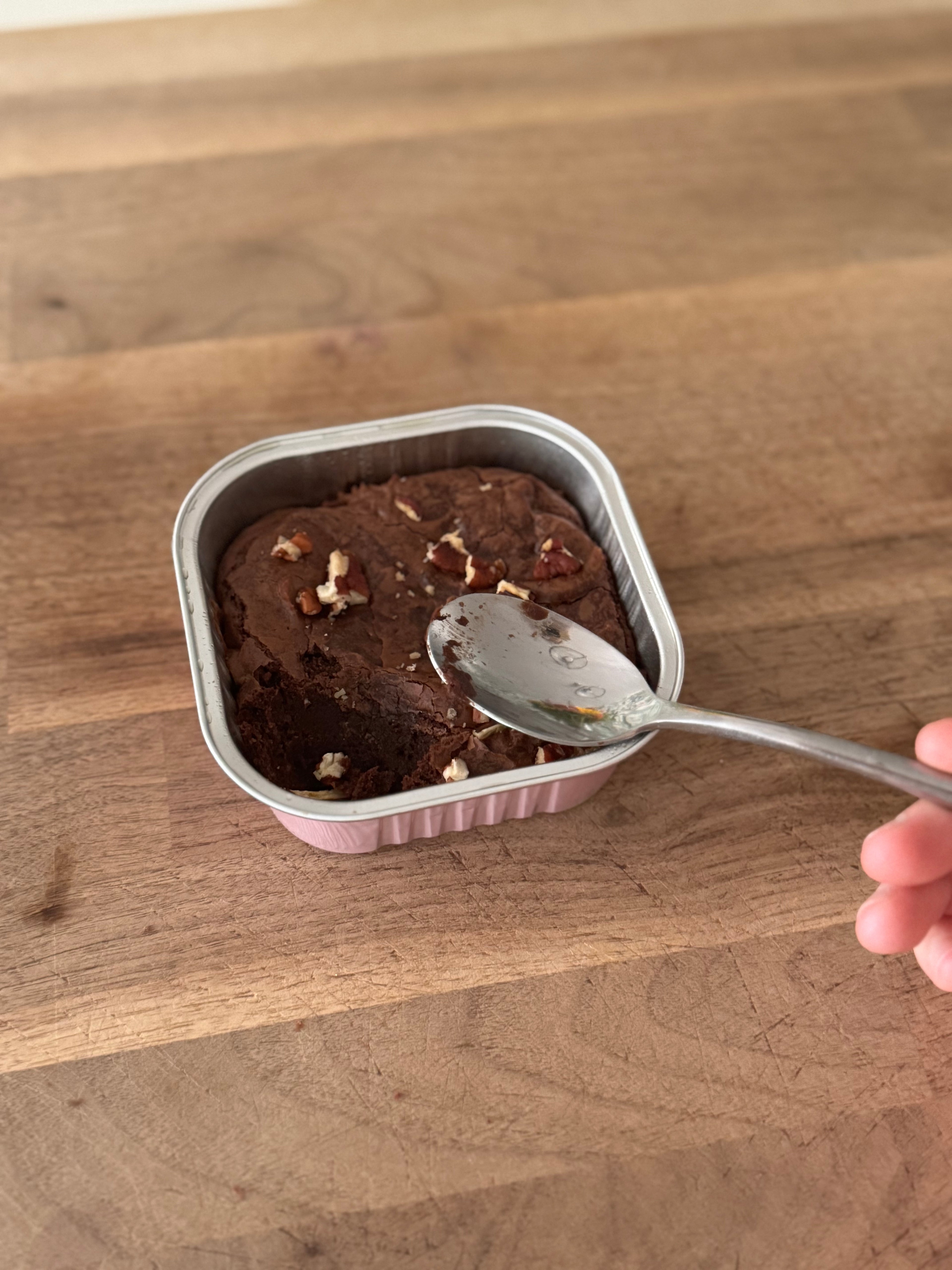 Sourdough Brownies (with pecans)
