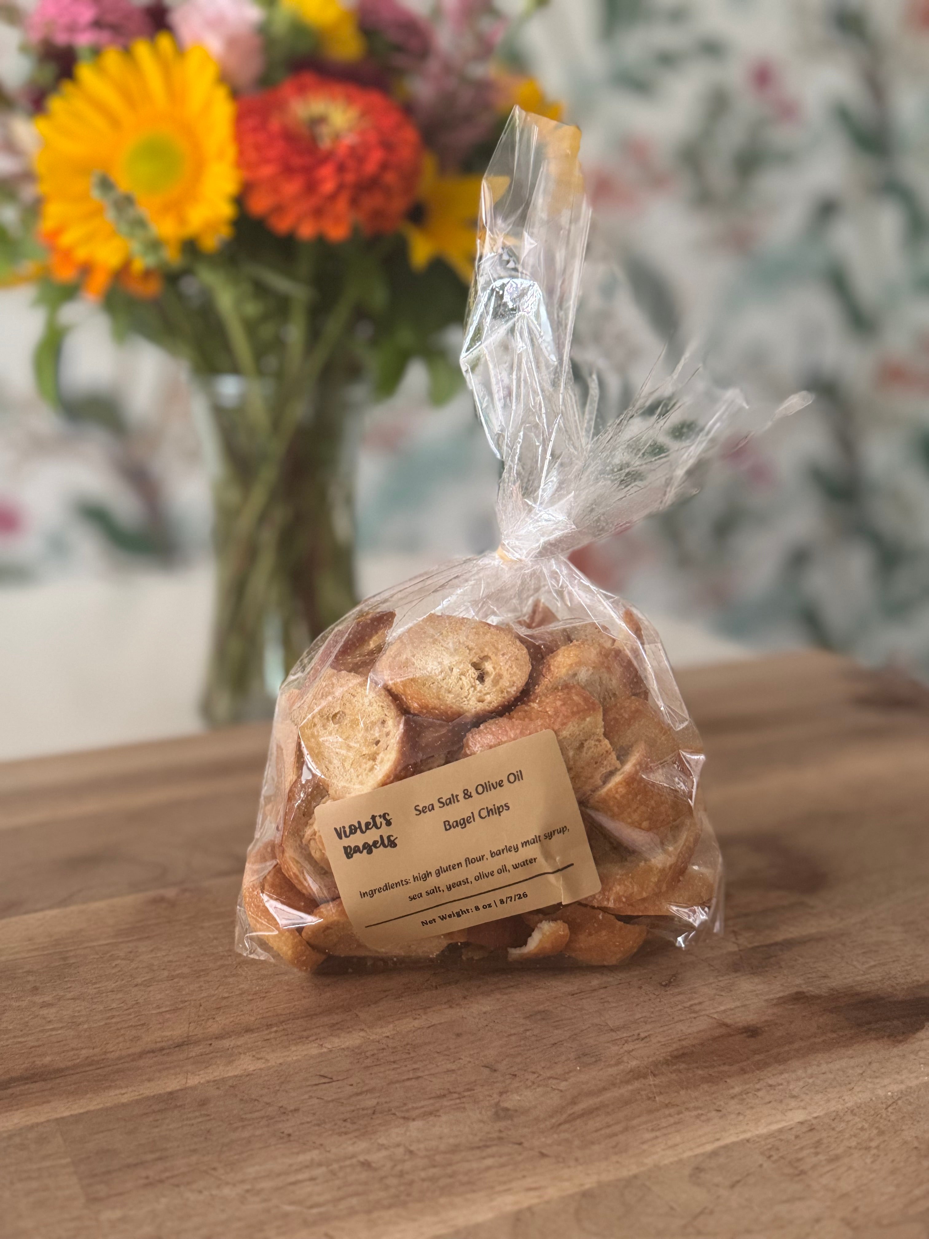 Bagel Chips: Garlic Herb Parmesan (8oz)