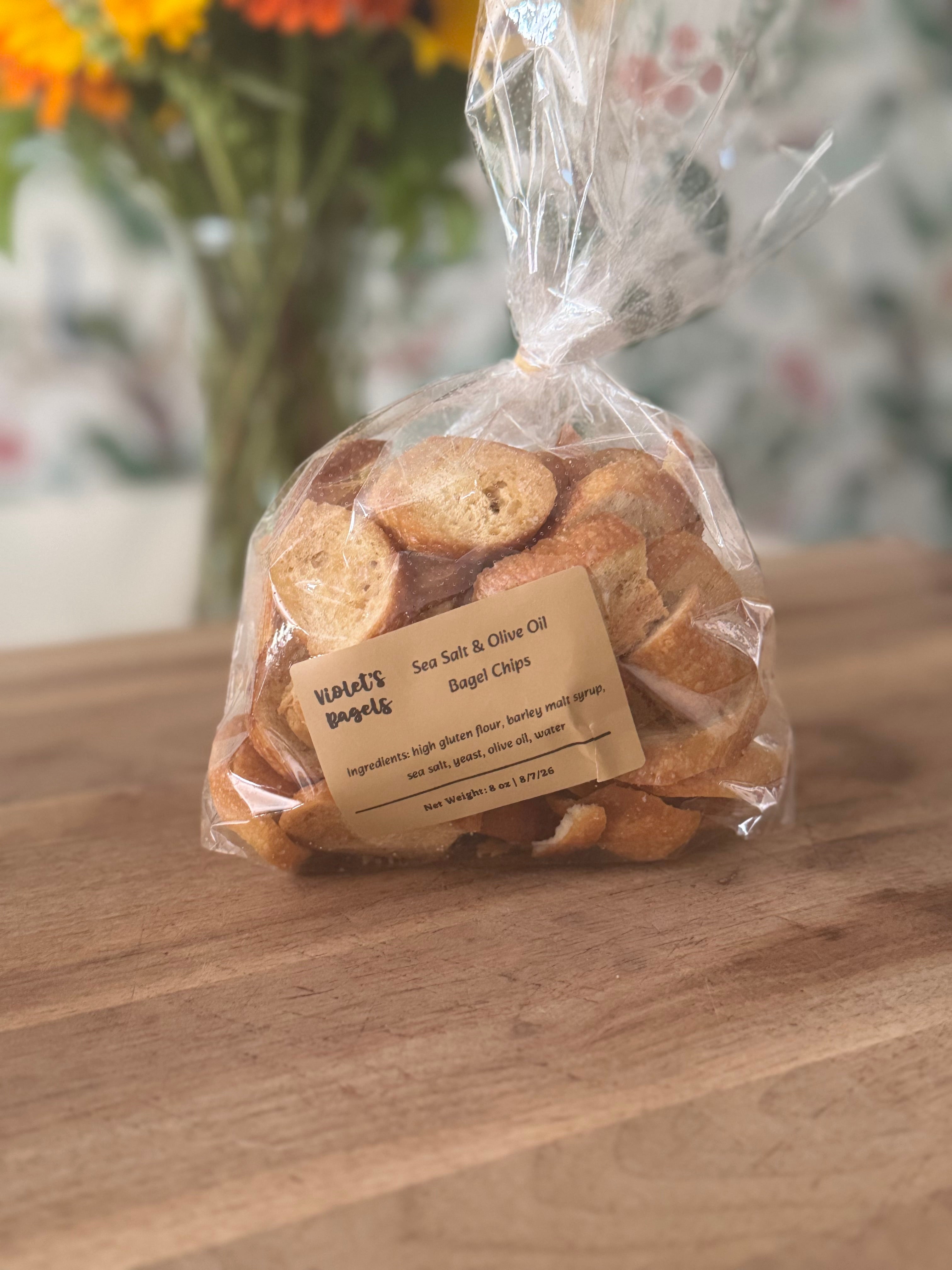 Bagel Chips: Garlic Herb Parmesan (8oz)