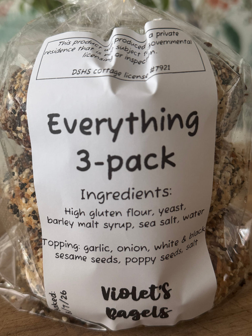 Original Bagels: Everything (3pk)