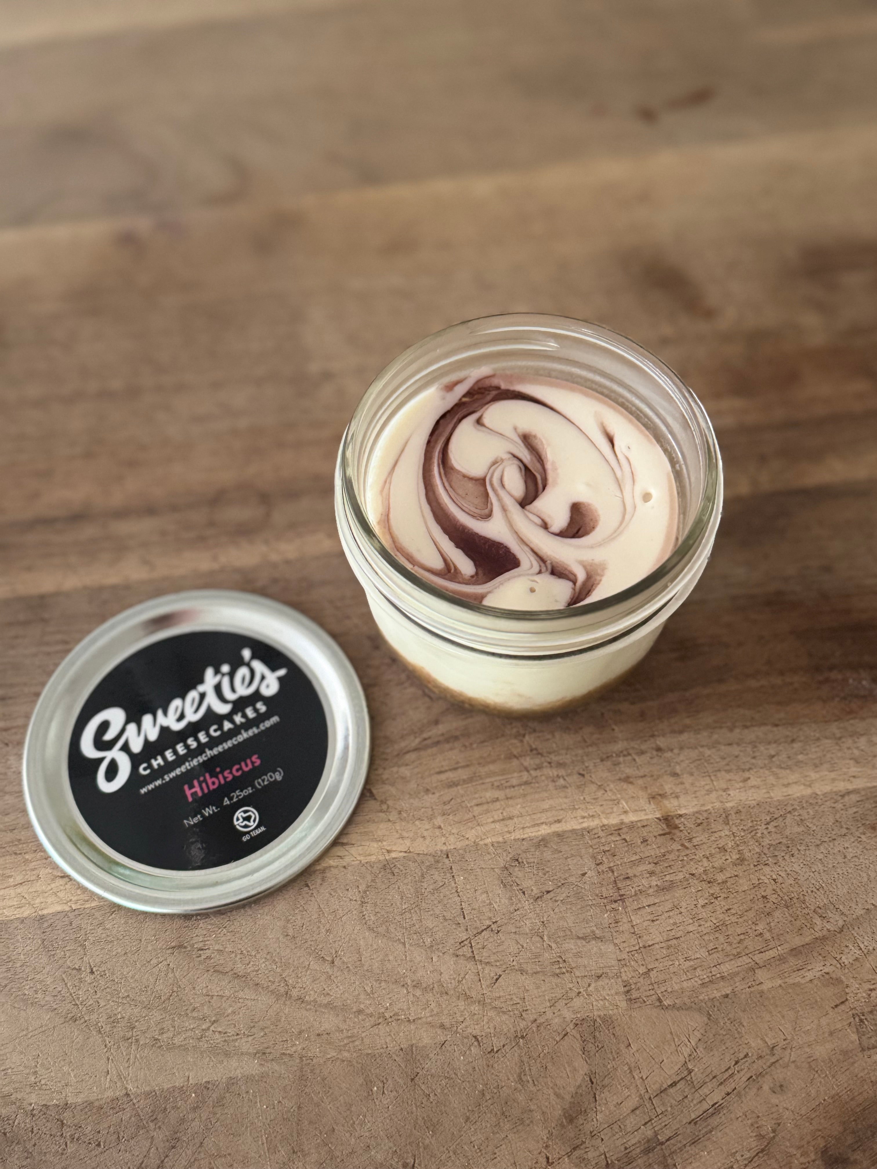 Hibiscus Cheesecake Jar