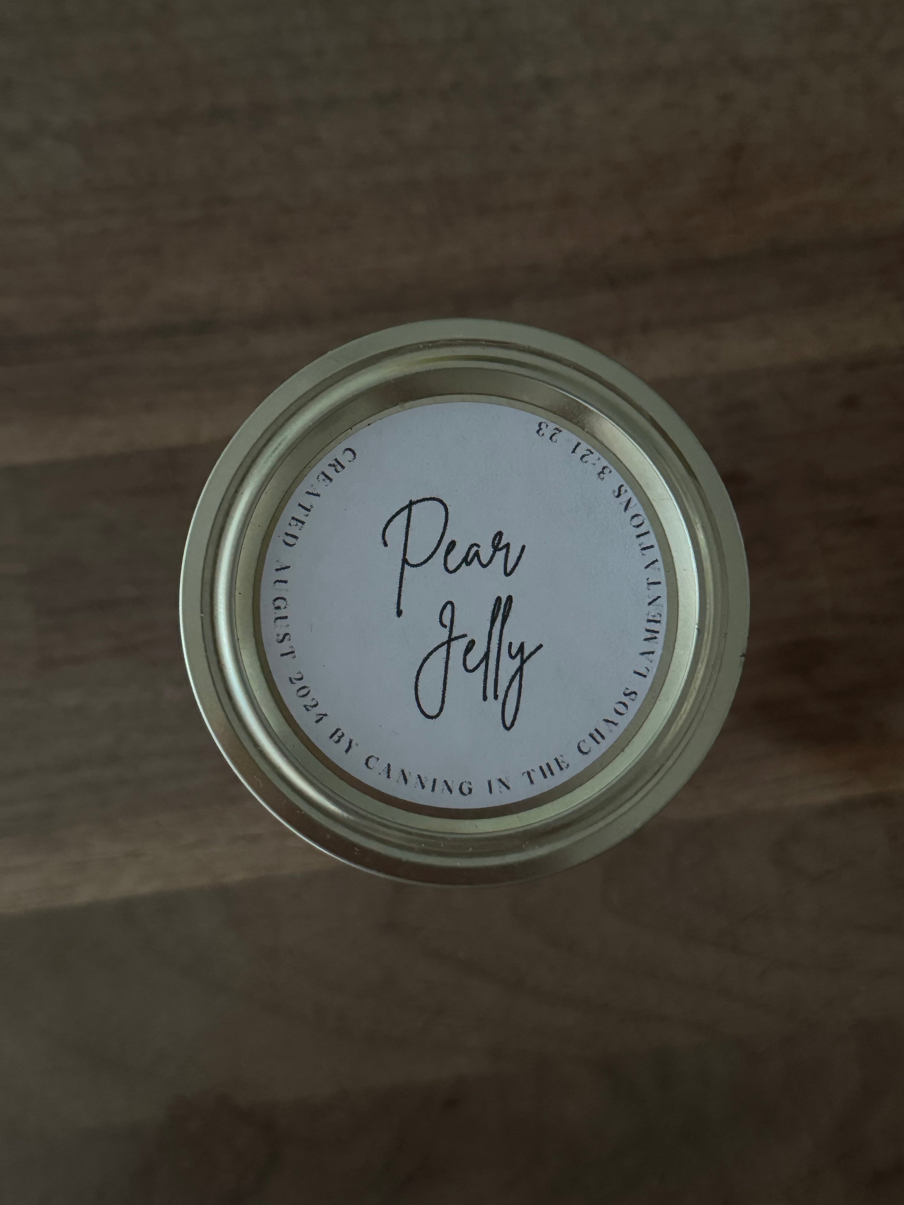 Pear Jelly (1/2 pint)