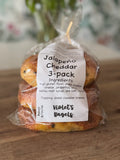 Specialty Bagels: Jalapeño Cheddar (3pk)