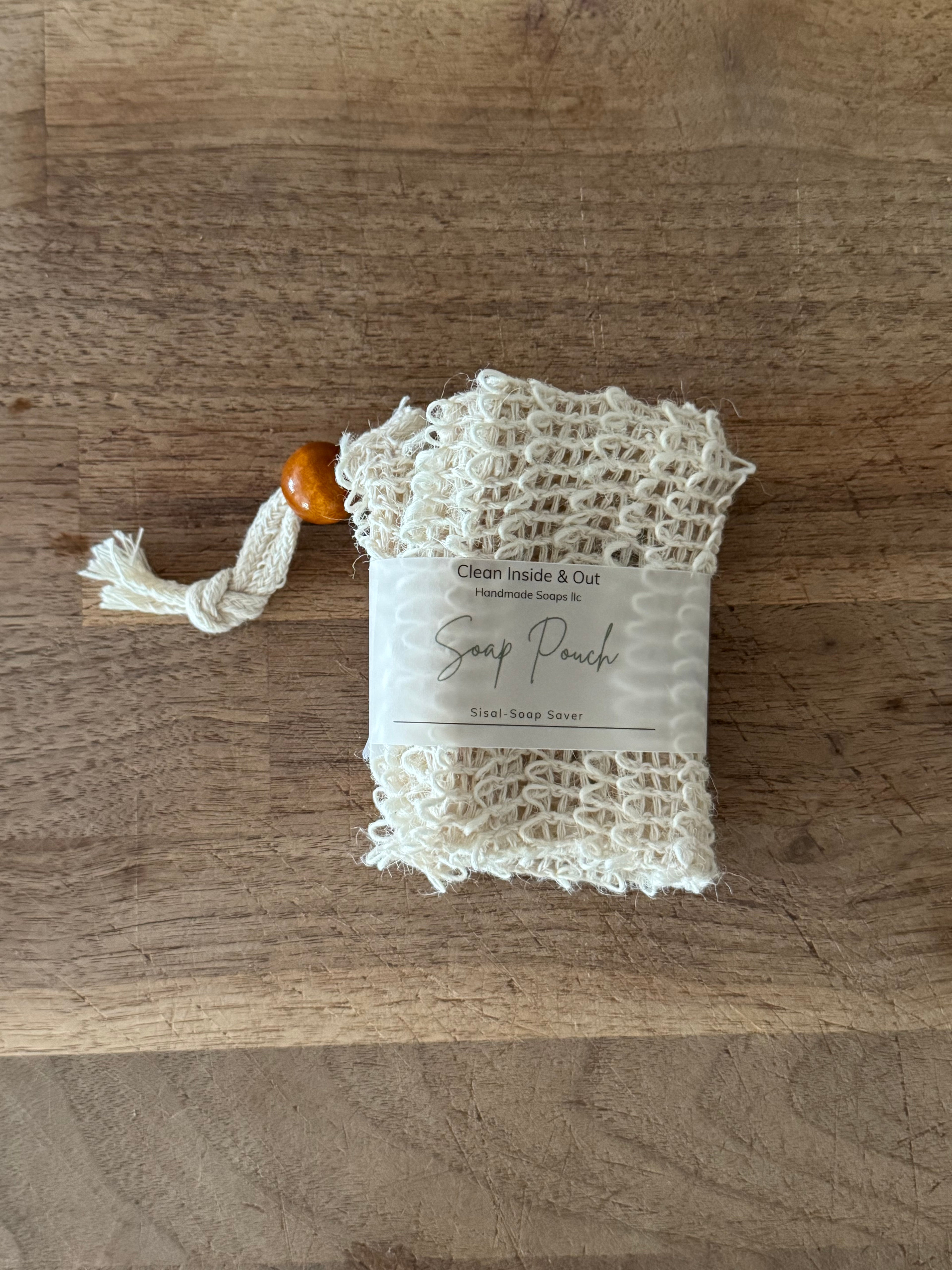 Sisal Soap Pouch
