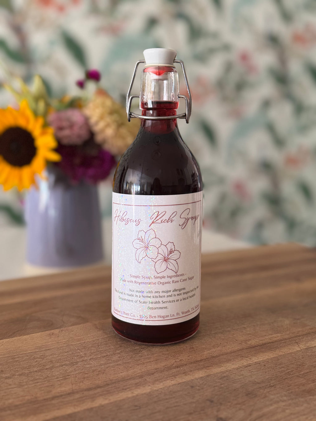 Hibiscus Rich Syrup (17oz)
