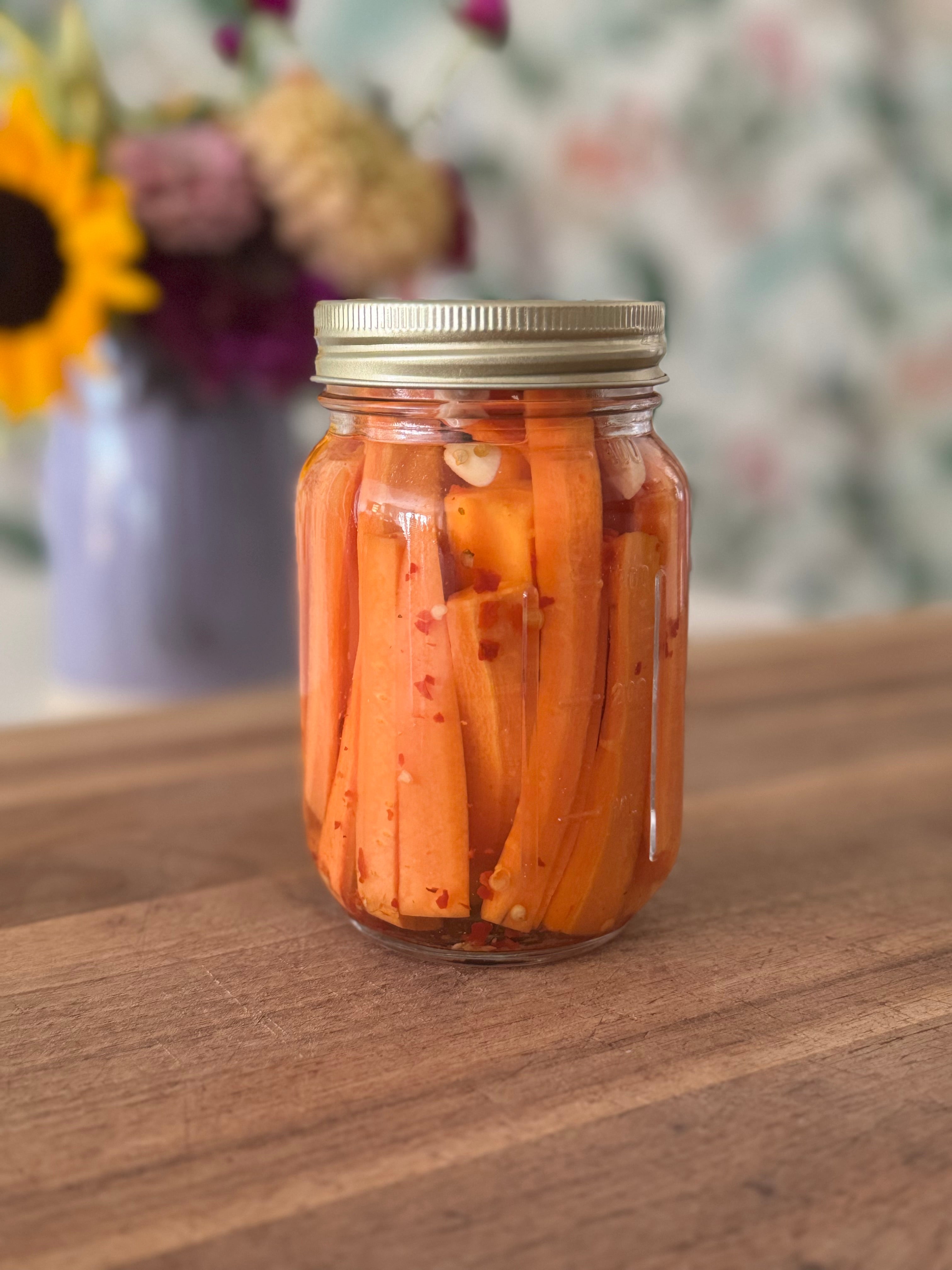 Spicy Dilled Carrots (pint)