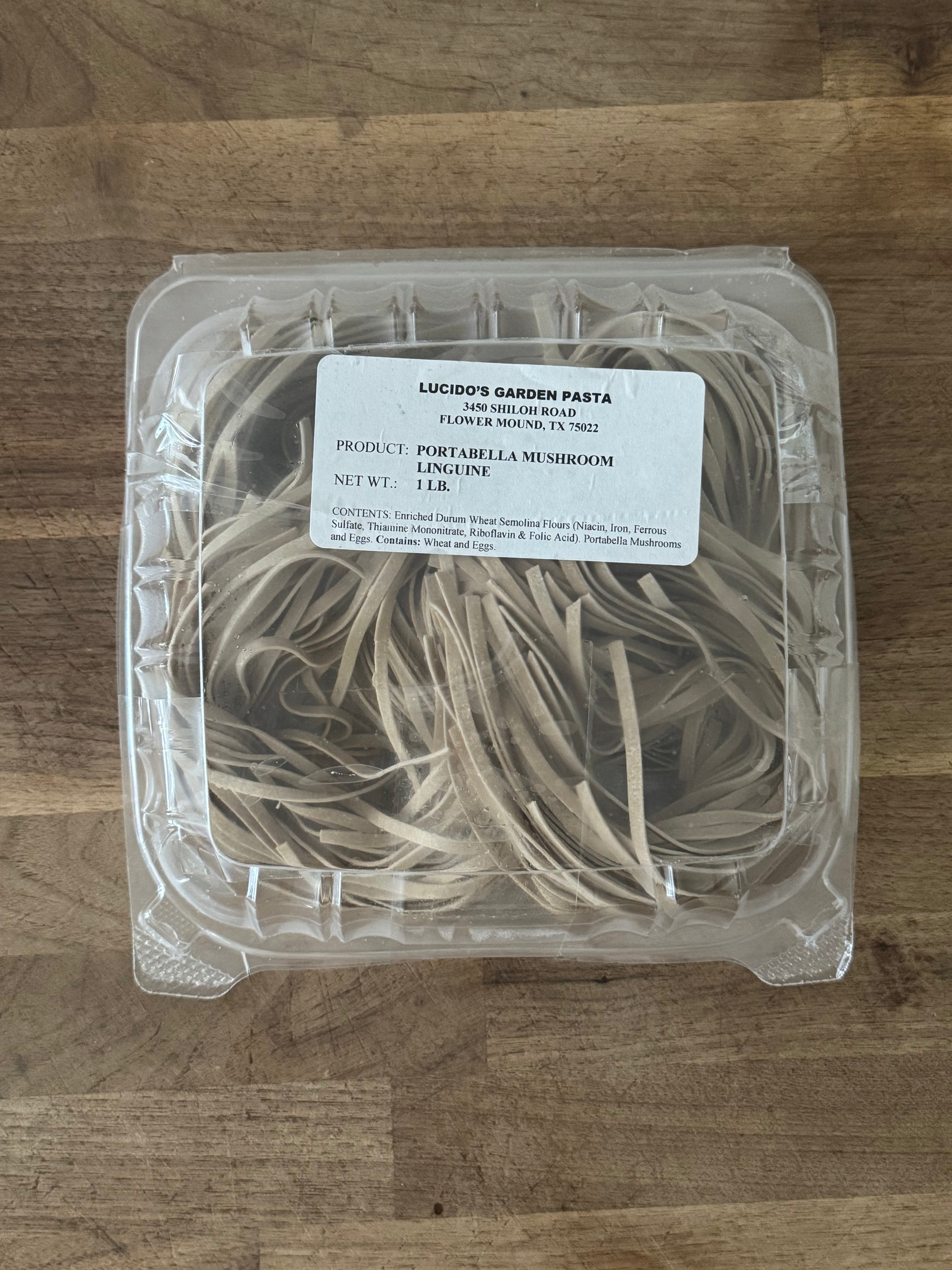 Portabella Mushroom Linguine (Dried, 1lb)