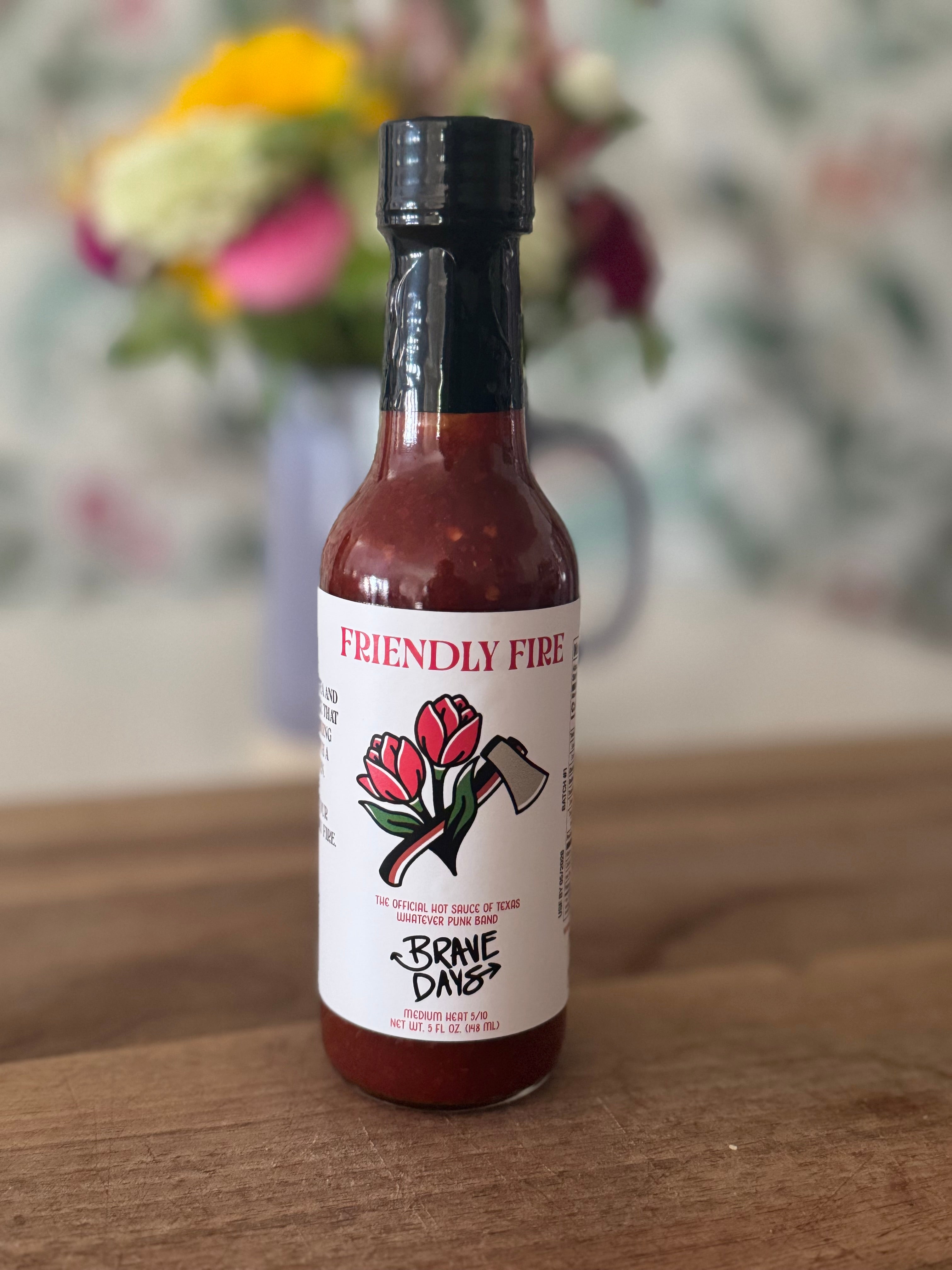 Friendly Fire Tea & Lemon Hot Sauce (5oz)