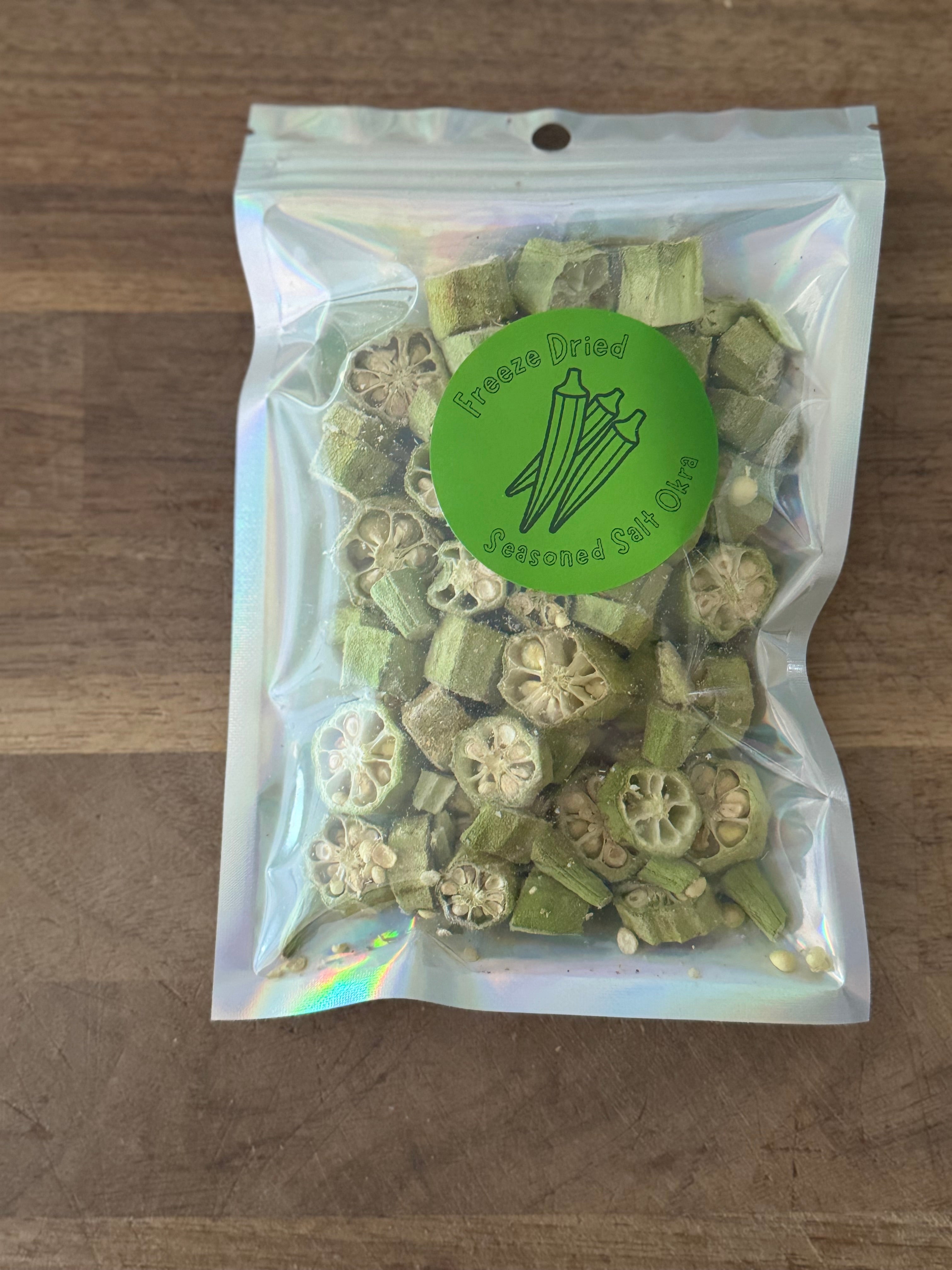 Freeze-Dried Okra