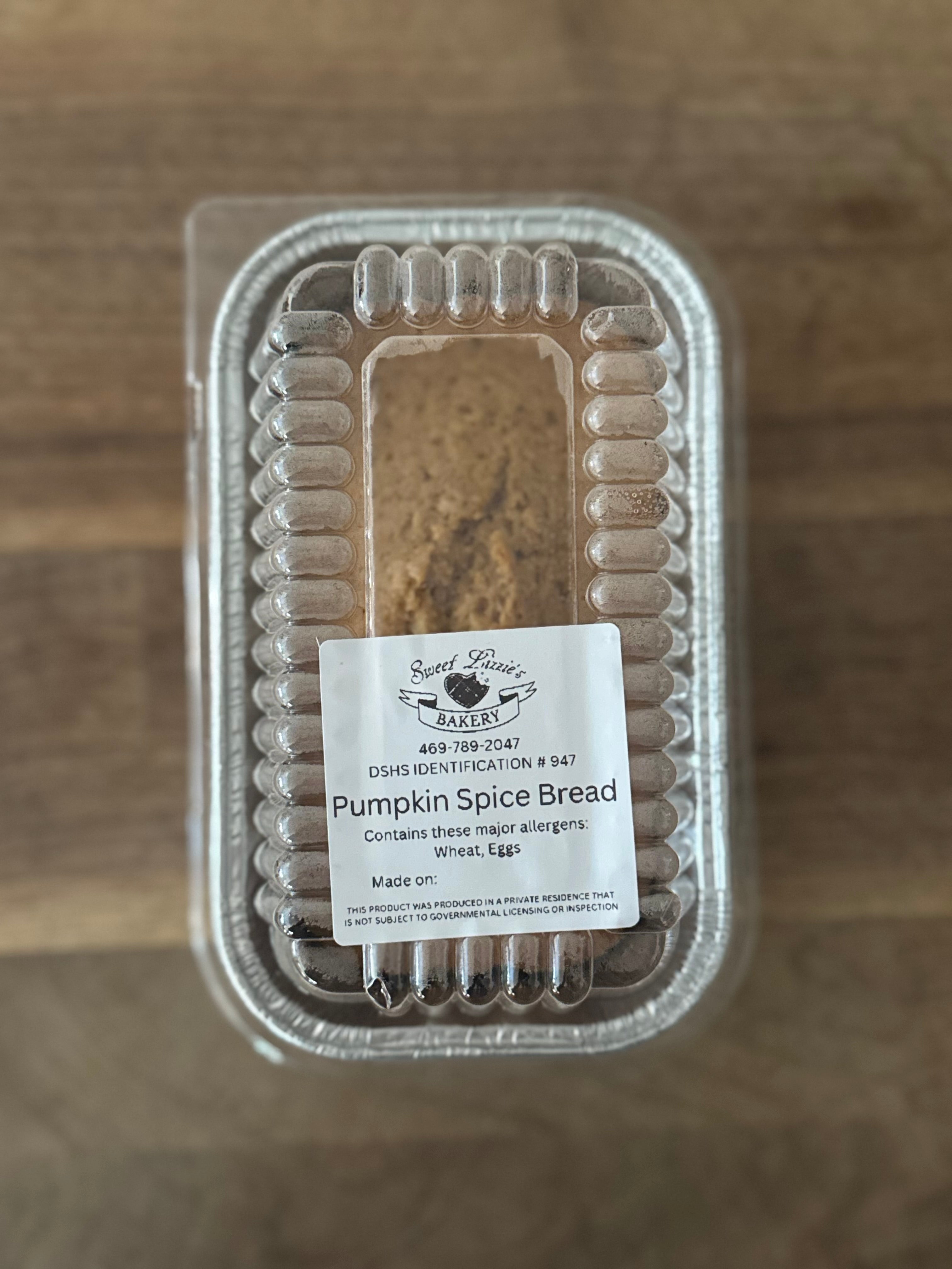 Pumpkin Spice Sweet Bread