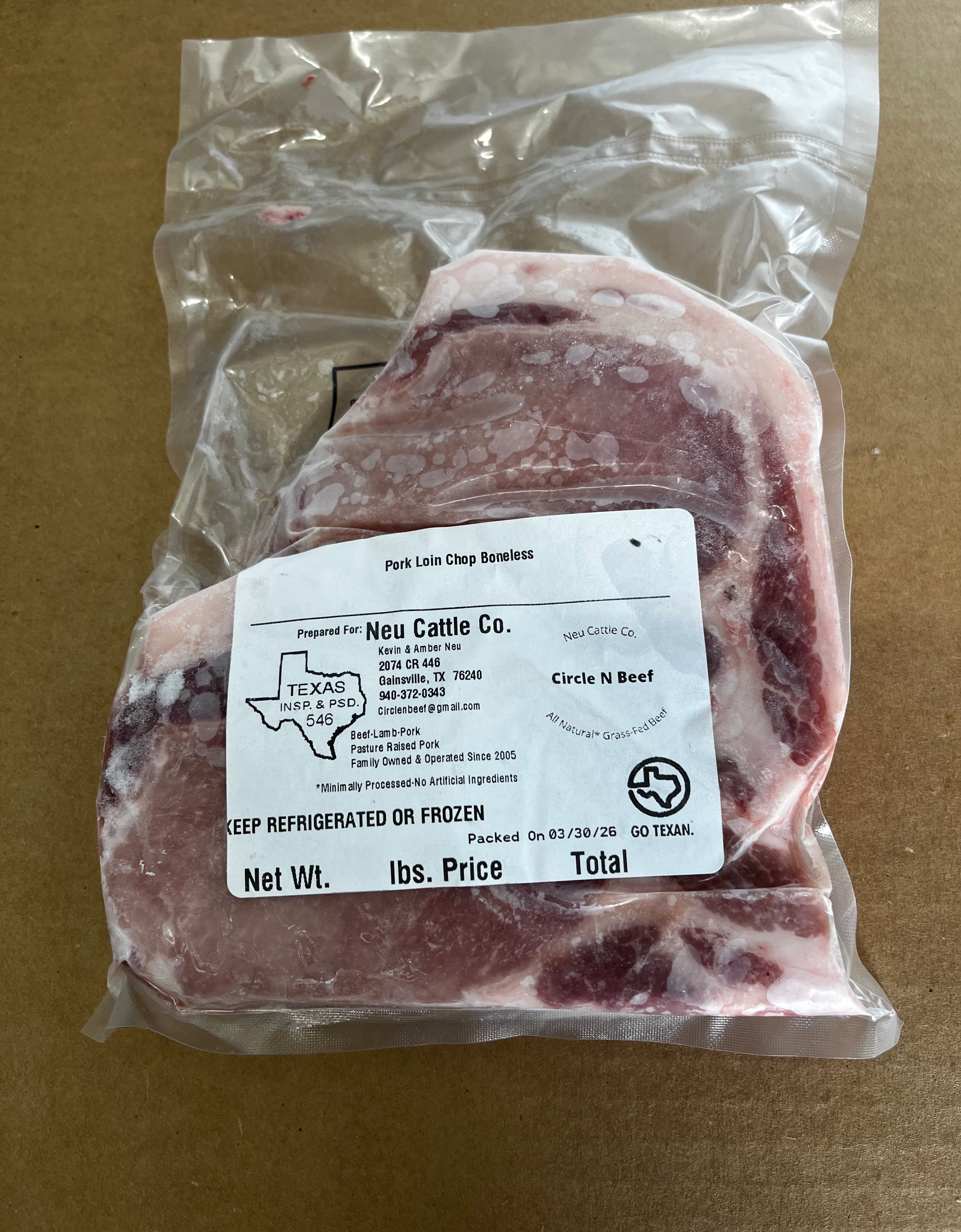 Pasture-Raised Pork Chops (Choose Type)