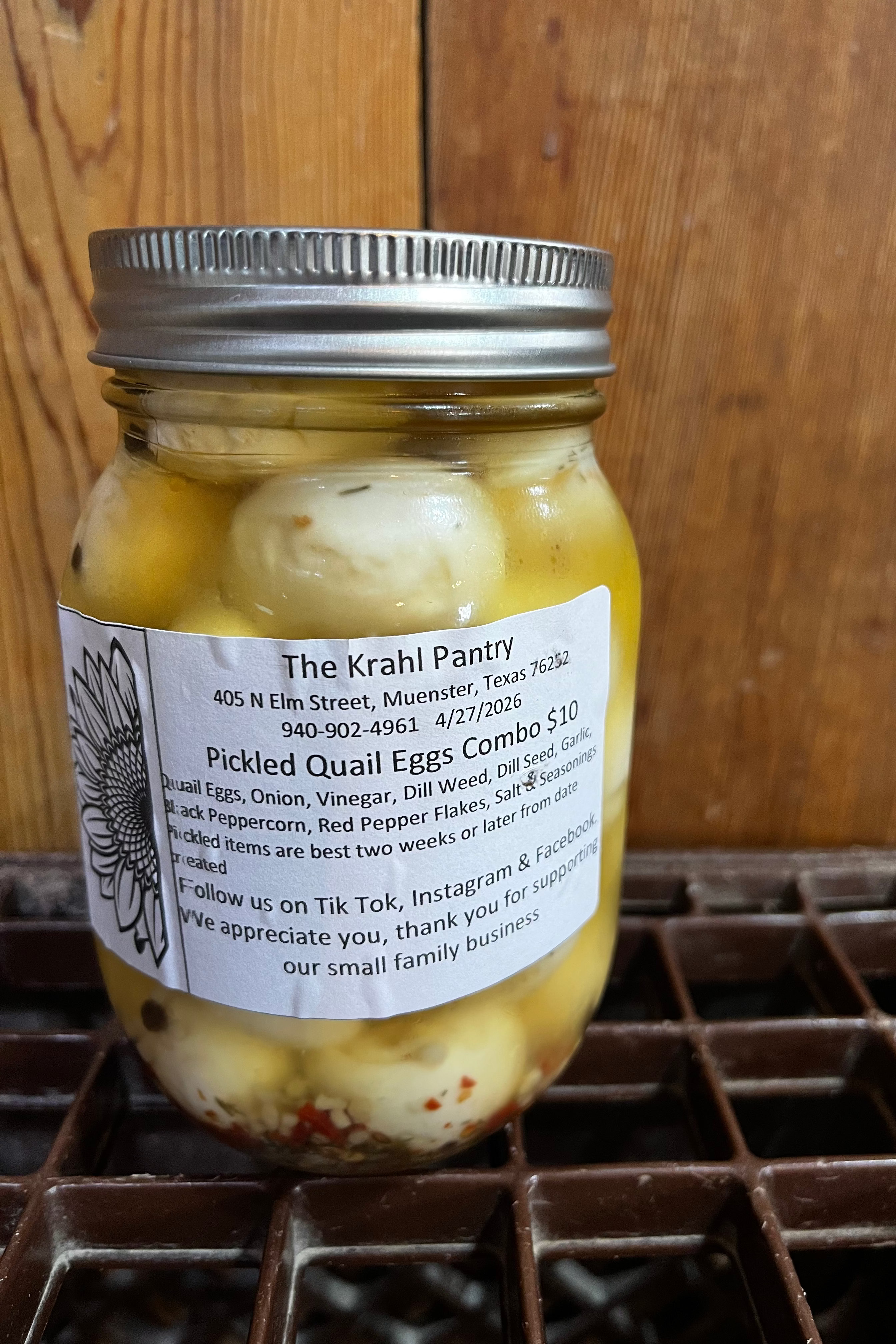 Pickled Quail Egg Combo (16oz)