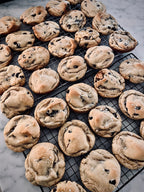Dark Chocolate Sea Salt Sourdough Cookies