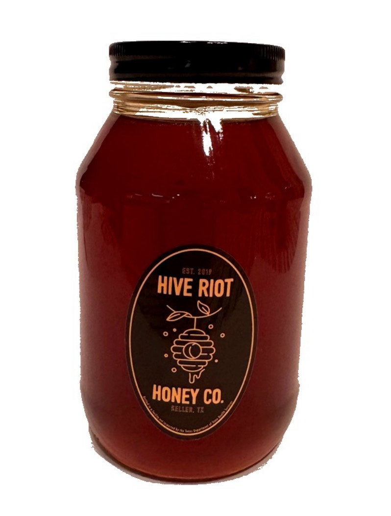 Raw Texas Wildflower Honey (3lb Glass Quart)