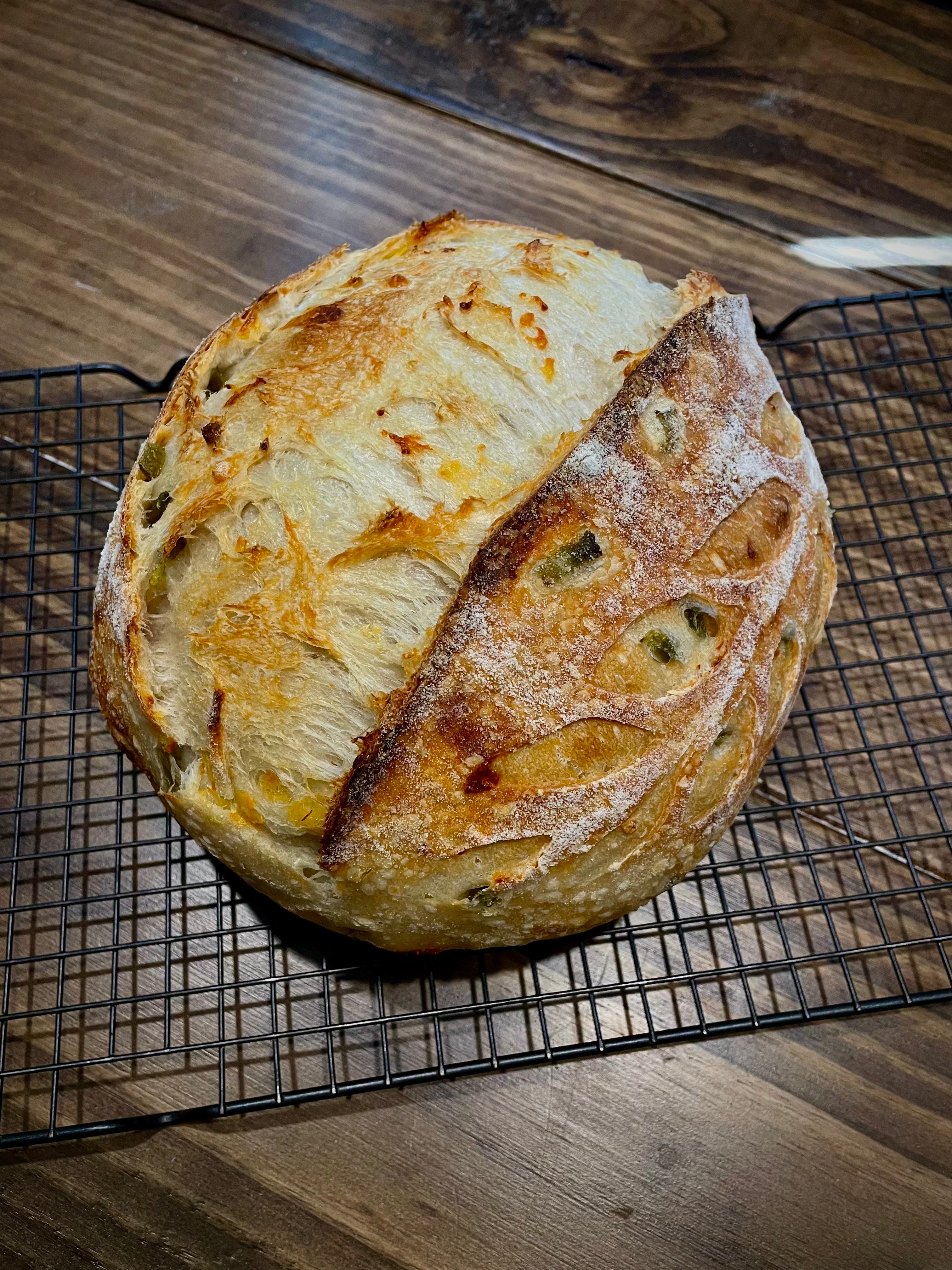 Jalapeño Cheddar Sourdough