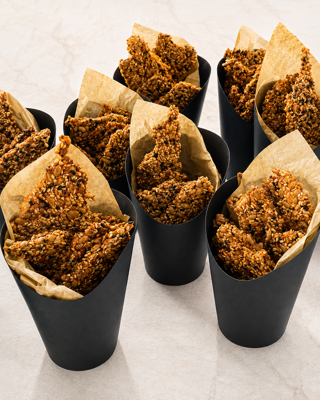 Salt & Vinegar Sesame Shards (gluten-free)