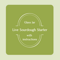 Live Sourdough Starter (glass jar)