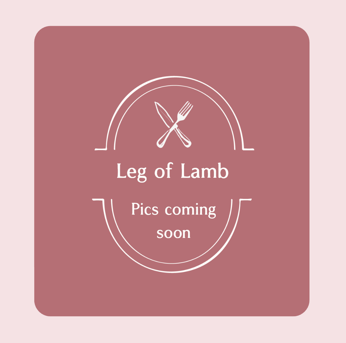 Leg of Lamb (approx 3-4lb) - Limited Qty