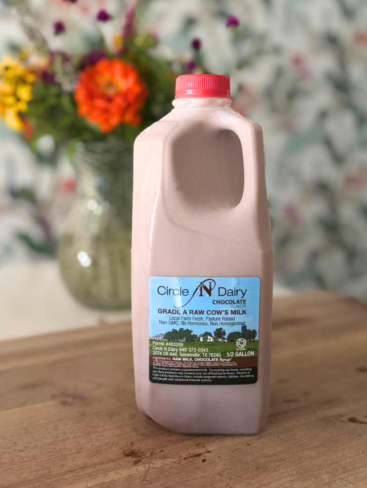 Chocolate Raw Whole Milk (Choose Size)