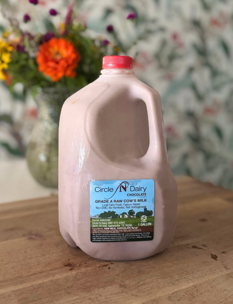Chocolate Raw Whole Milk (Choose Size)