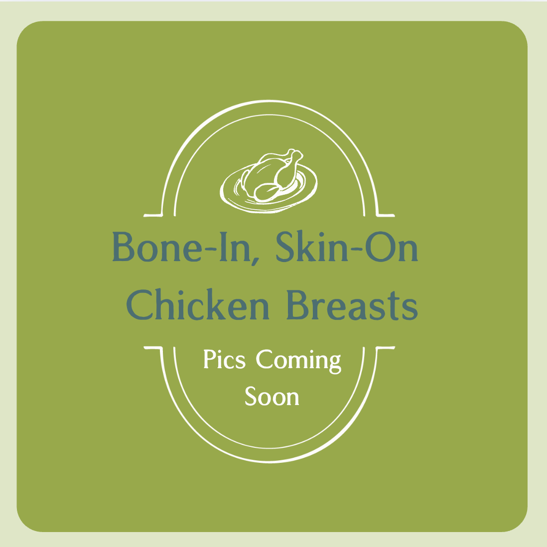 Pasture-Raised Bone-In, Skin-On Chicken Breasts, 2-Pack