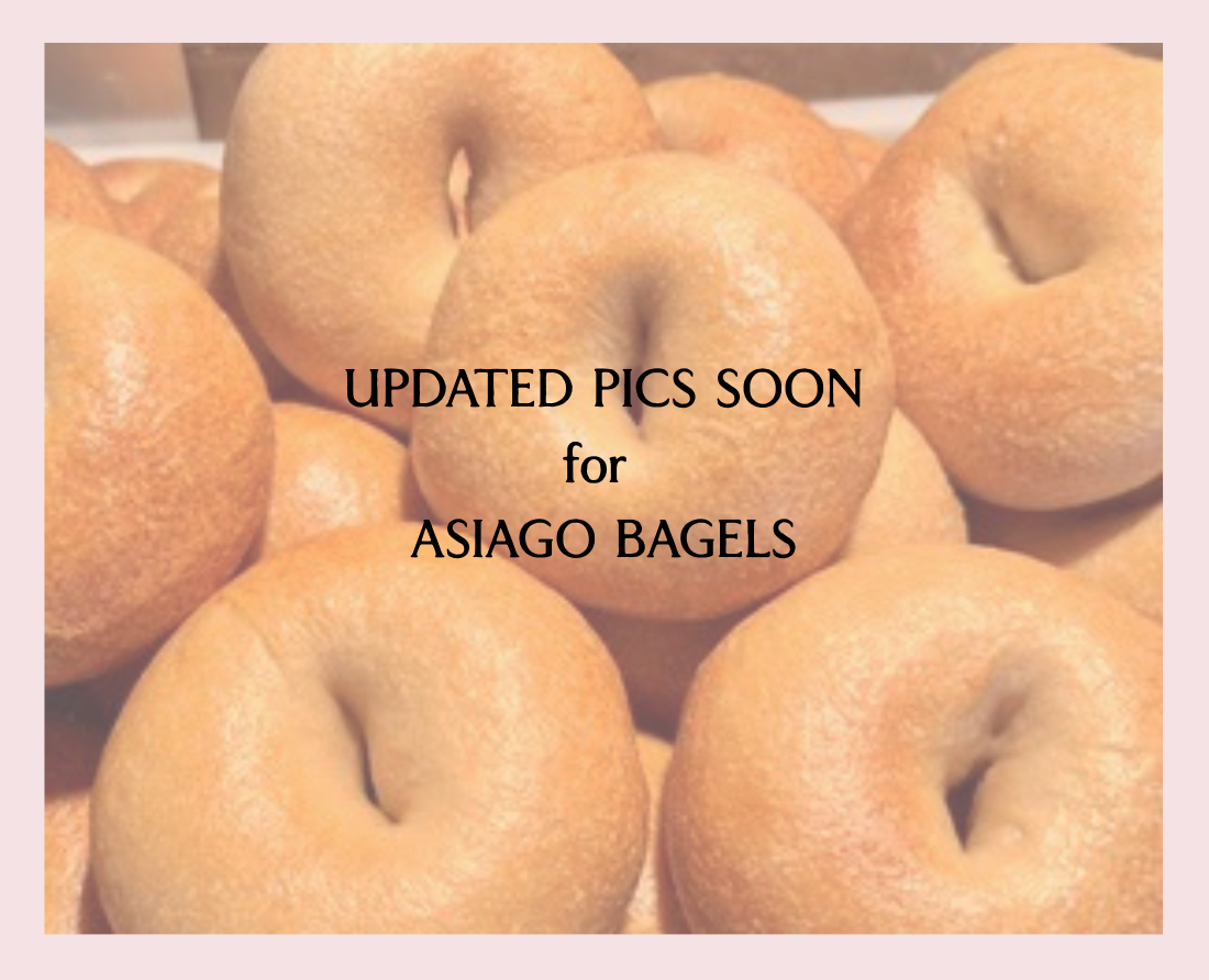 Speciality Bagels: Asiago (3pk)