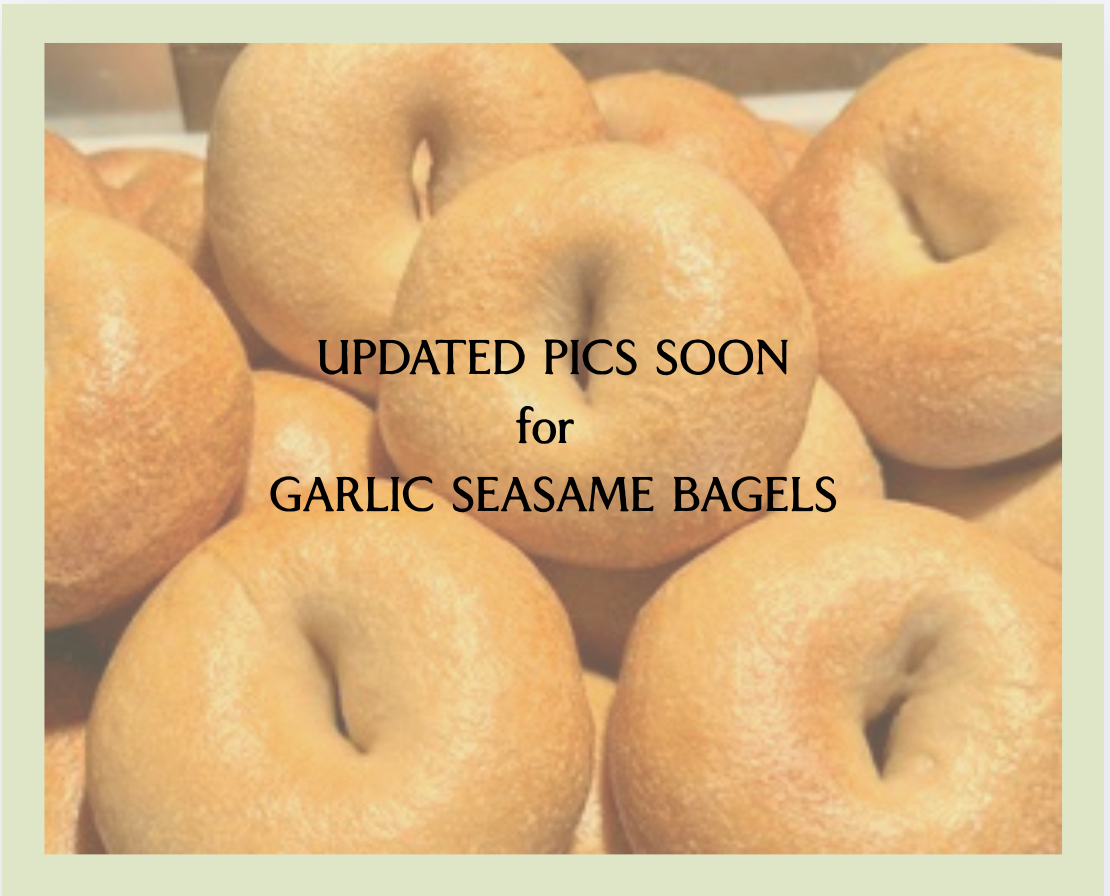 Original Bagels: Garlic Sesame (3pk)