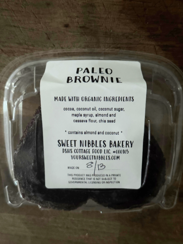Allergen-Friendly Paleo Brownie