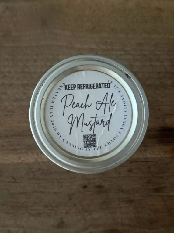 Peach Ale Mustard (1/4 Pint)
