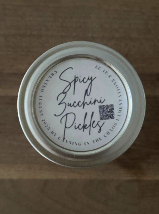 Spicy Zucchini Pickles (pint)