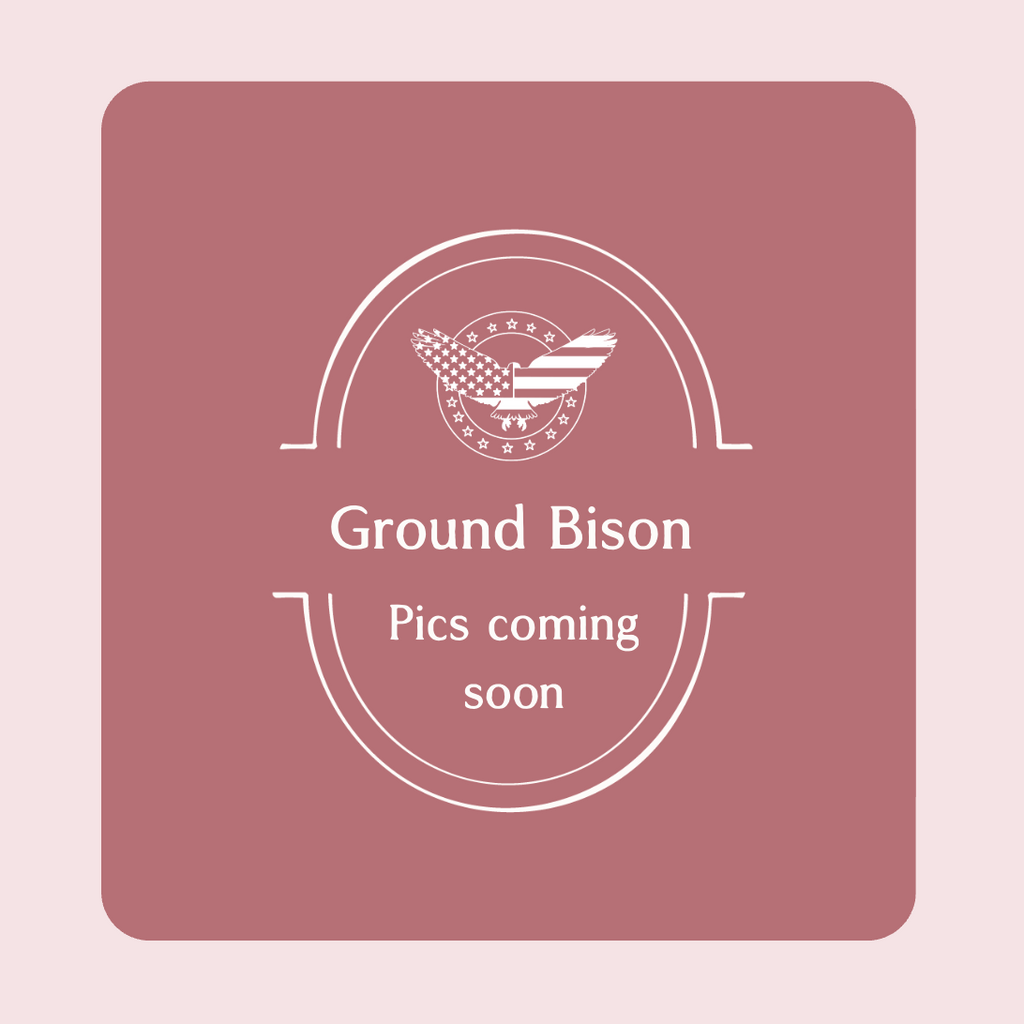 Ground Bison (Grass-Fed & Grain-Finished, 1 lb)