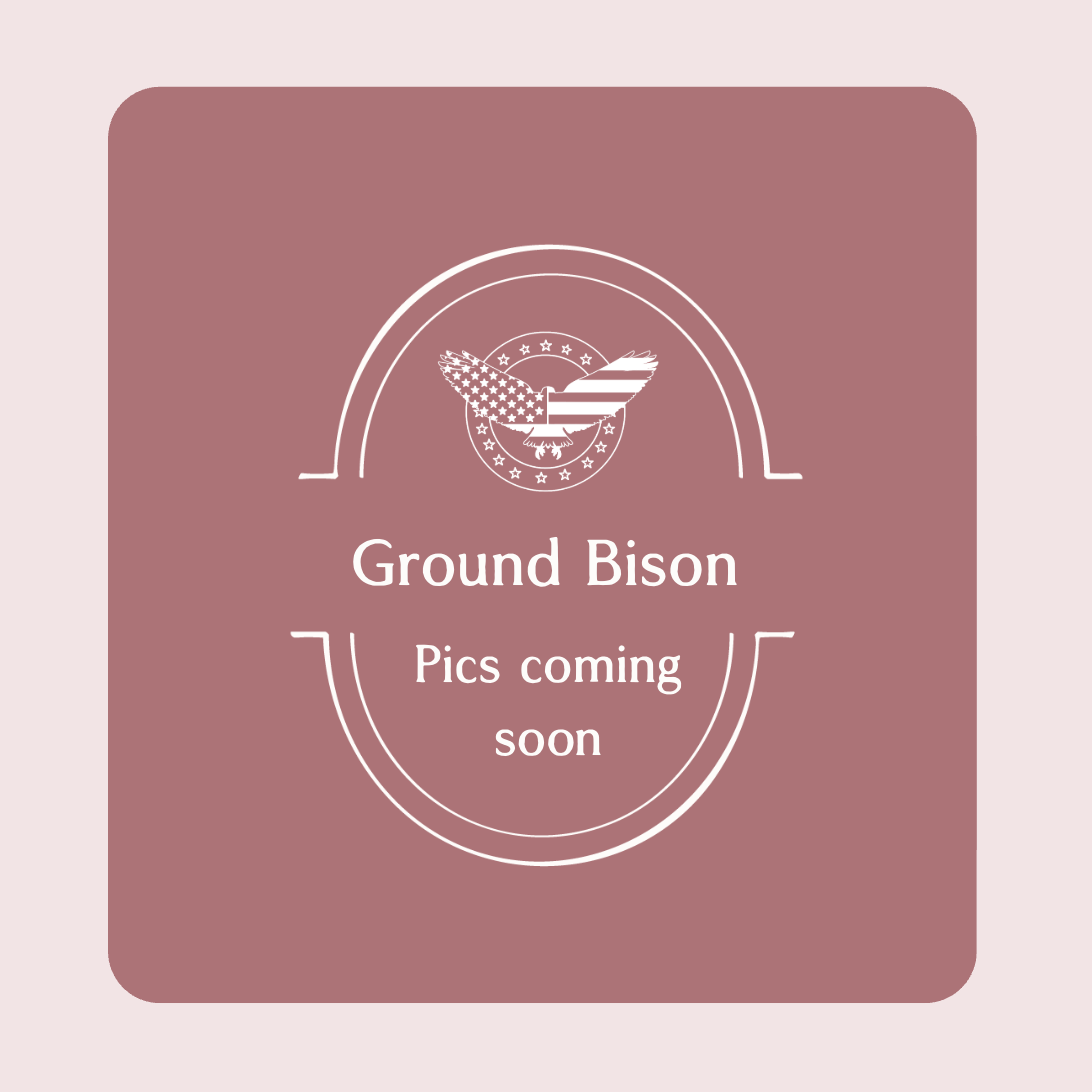 Ground Bison (Grass-Fed & Grain-Finished, 1 lb)