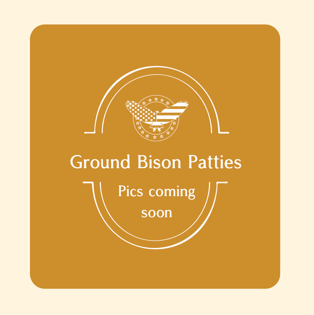 Ground Bison Patties (Grass-Fed & Grain-Finished, 1lb)