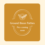 Ground Bison Patties (Grass-Fed & Grain-Finished, 1lb)