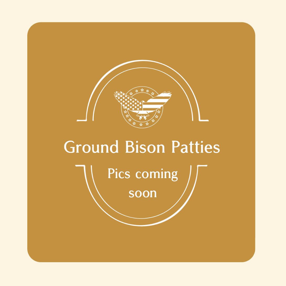 Ground Bison Patties (Grass-Fed & Grain-Finished, 1lb)