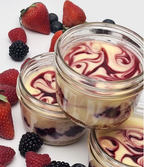 Mixed Berry Cheesecake Jar