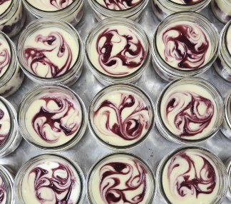 Mixed Berry Cheesecake Jar