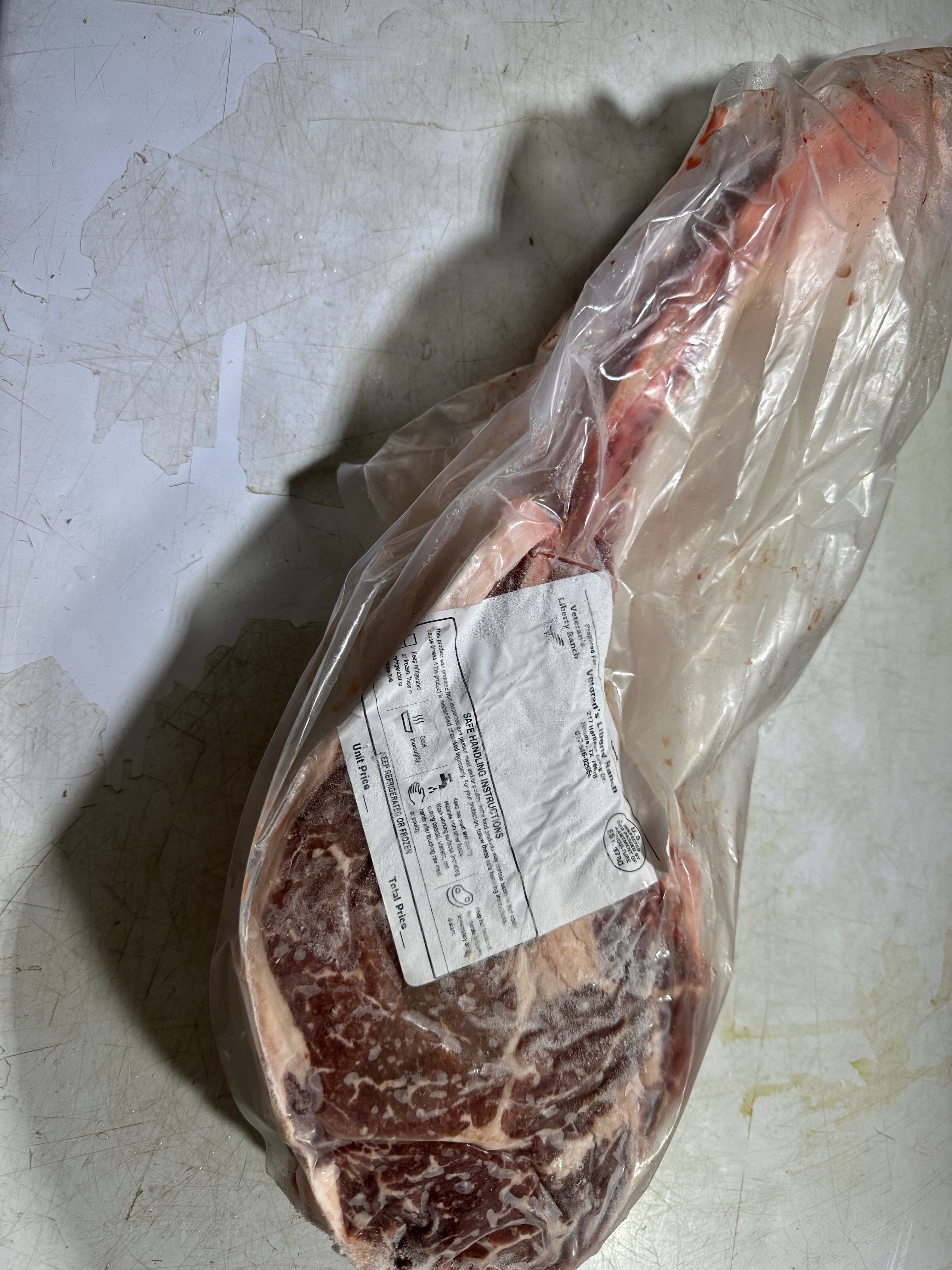 Tomahawk Steak - approx 5lb (Grass-Fed & Grass-Finished) - LIMITED QTY